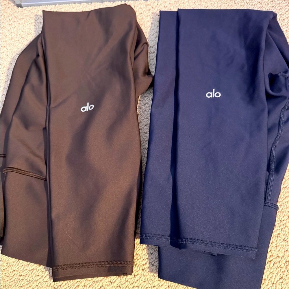 ALO YOGA High-Waist 7/8 Airlift Leggings Lot Bundle Small  excellent